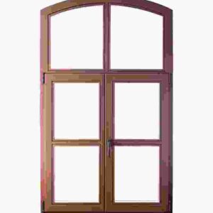Curved Wood Window